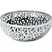 Alessi Cactus! fruitschaal rond ø 21 cm staal wit
