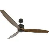 Beacon Lighting Plafondventilator Airfusion Akmani koa/brons geruisloos, hout donker, Woon-/ Eetkamer, Hout, Modern