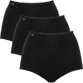 Sloggi Slip met labeldetail en elastische band in set van 3