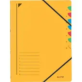 Leitz sorteermap geel (7 tabs)