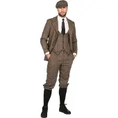 Coppens Roaring 20's colbert Peaky blinders - 100% Polyester - Carnavalskleding heren grote maten | Maat 50 |