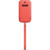 Apple Leather Sleeve MagSafe voor de iPhone 12 Mini - Pink Citrus