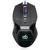 Veho GZ1 Muis Ambidextrous USB Type-A Optisch 6400 DPI (Bedraad), Muis, Zwart