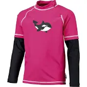 Beco uv shirt Sealife meisjes polyamide roze/zwart