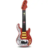 Bontempi Elektrische Rockgitaar Toy Band Star - Speelgoedinstrument - Rood