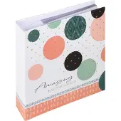Walther design ME-486-R Amazing Memories - Memo insteekalbum - Formaat 22,5 x 22, 5 cm - 200 foto's 10 x 15 cm - Zalm