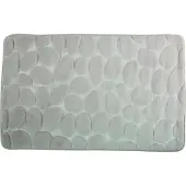 MSV Badmat Antislip – Zachte Absorberend Badkamer Mat met Kiezelsteenmotief – Badmatten voor Douche en Bad