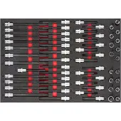 Vigor V6810 V6810 Schroevendraaierbitset Metrisch