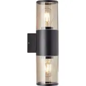 Brilliant Buitenwandlamp Sergioro | Decoratieve buitenlamp | Anthraciet | 2x E27, max. 20W | IP44