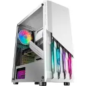 Mars Gaming MC-X2, Tower, PC, Wit, ATX, micro ATX, Mini-ITX, 15,8 cm, 31,7 cm