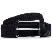 BOSS Riem 'Clorio' zwart / zilver