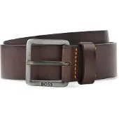 BOSS Riem donkerbruin, Effen