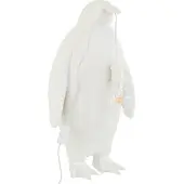 J-Line Tafellamp pinguïn resine wit large