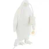 J-Line Table lamp penguin resin white small
