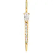 Ania Haie AH NC048-30G Pop Charms Dames Hanger - Fantasie - Sieraad - Zilver - Goudkleurig - 925 Zilver - 2 mm breed - 17 mm lang