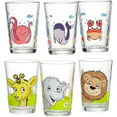 Ritzenhoff & Breker Kindergläser Dschungel- und Meerestiere 205 ml Set van 6