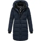 NAVAHOO Wintermantel 'Knutschilein' navy