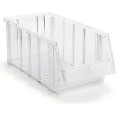 Treston Magazijnlade serie 1940 - polystyreen - L 400 x B 186 x H 156 mm - 7,2 l - transparant