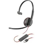 Poly Blackwire 3210 USB-A mono (Bedraad, USB-A), Kantoorheadset