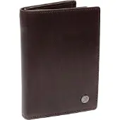 The Chesterfield Brand Leer portemonnee Manerba Wallet Brown donkerbruin