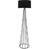 Lux.pro Standaarlamp 'Neath', 1 x E27, zwart / antraciet