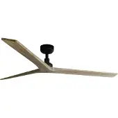 Faro Klim Plafondventilator Black | Pine | L (Ø150cm) | Without light
