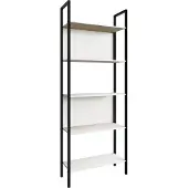 VCM Flakos5 wandkast 5 planken wit.
