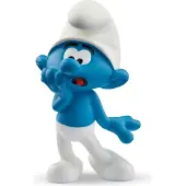 Schleich Smurfen, verzamelbare retro speelgoed en figuren voor alle leeftijden, Scaredy Smurf figuur
