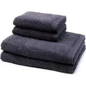Möve 2 X Handdoek 2 X Douchehanddoek - in een set Superwuschel