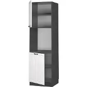 Vicco Fame-Line Ovenombouwkast – 60 cm open Wit Landhuis