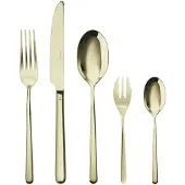 Sambonet Bestekset Linear Mirror PVD Champagne (30-Delig)