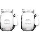 Fusion Gegraveerde set drinkglazen 45cl Just Married 5 years ago