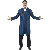 Smiffys Duke of the Manor kostuum (zwart, blauw, wit, M)