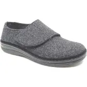Berkemann 05727 937 donkergrijs vilt Pantoffels | Maat 8 Heren Grijs