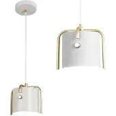 Toolight App935-1Cp Elegant Hanglamp Wit 13X13X14Cm