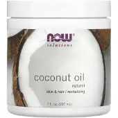 Now , Solutions, Kokosolie, Natuurlijk, 7 fl oz (207 ml)