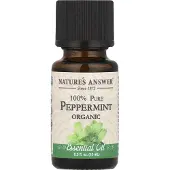 Natures Answer - 100% Biologische Pepermunt Etherische Olie - 15 ml
