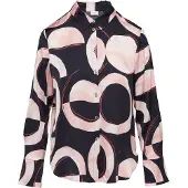 s.Oliver Black Label Blouse navy / rosa / rosé / cranberry