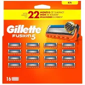 Gillette Fusion5 Navulmesjes (16 stuks)
