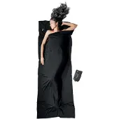 Cocoon Travelsheet, 100% Merino Wool (Maat - 220 x 85 cm, Kleur - BLACK)