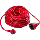 As Schwabe 60361 Stroom Verlengkabel 16 A Rood 25.00 m H05VV-F 3G 1,5 mm²