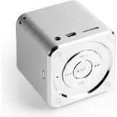 Technaxx Mini-luidspreker MusicMan Mini AUX, SD, USB Zilver