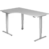 Hjh OFFICE PRO XDSM 82 S - Grijs 200 x 120 Tafelhoogte I Elektrisch in hoogte verstelbaar