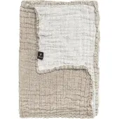 Himla Hannelin Sprei 260x260 Cm Naturel / Wit - Bedspreien Linnen White - 23692621