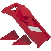 Gsd Haushaltsgeräte Universele groentesnijder "3-in-1" rood, Keukenrasp, Rood