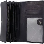 The Chesterfield Brand Leer portemonnee Hampton Billfold Wide Navy blauw
