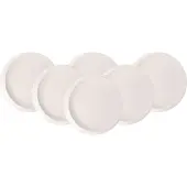 Villeroy & Boch Bord NewMoon Diep Wit (6-Delig)