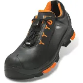 Uvex 65022, uniseks, volwassenen, veiligheidsschoenen, zwart, oranje, ESD, S3, SRC, snelsluiting