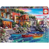 Educa - Puzzel - 3000 stukjes - Zonsondergang in Como - Legpuzzel