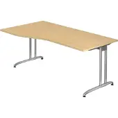 Hjh OFFICE PRO BELA 18 S - Esdoorn 180 x 100